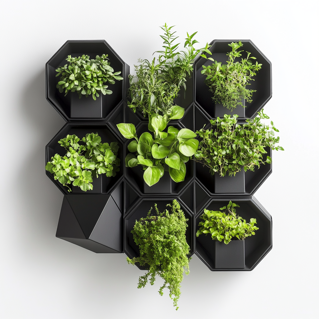 Mopla Artisan Ceramic Planter - Hand-Glazed Reactive Finish - Organic Texture - Nordic Interior Decor - 8 Inch Modern Pot